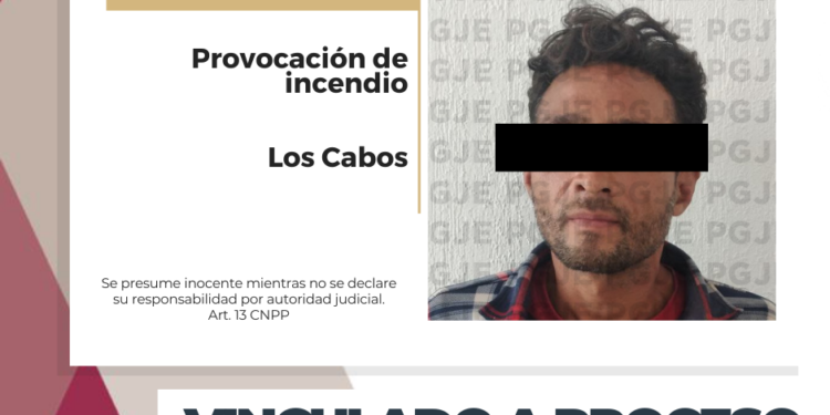 OBTIENE PGJE VINCULACIÓN A PROCESO CONTRA IMPUTADO POR PROVOCACIÓN DE INCENDIO 