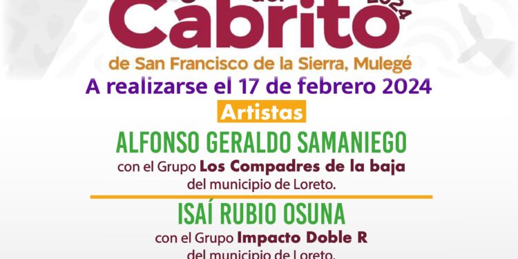 ISC PRESENTE EN EL 1er FESTIVAL DEL CABRITO