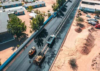 AVANZA OBRA DE PAVIMENTACIÓN EN VIZCAÍNO