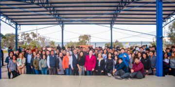 ENTREGA ALCALDESA NUEVA TECHUMBRE EN CBTIS NO. 69