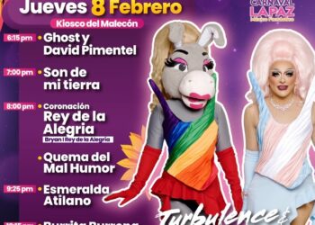 Inicia este jueves el Carnaval La Paz 2024 “México Fantástico”