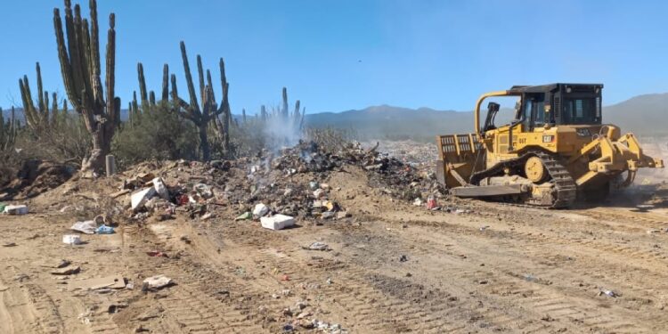 Rehabilita Servicios Públicos tiradero a cielo abierto en El Sargento