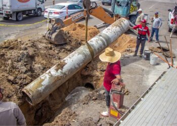 Se atendieron 202 fugas por el OOMSAPAS La Paz, en el transcurso del 5 al 11 de febrero del 2024
