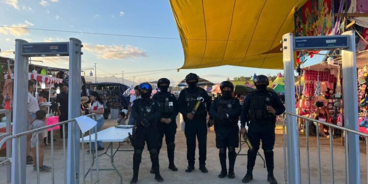 Operativo con estrategias de seguridad durante los conciertos y celebraciones de las Fiestas Tradicionales de San José del Cabo 2024