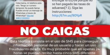 una nueva forma de robo de información, este método delictivo se llama “Smishing”