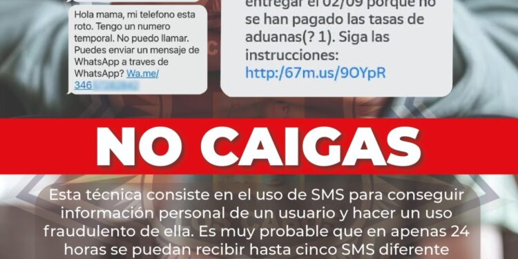 una nueva forma de robo de información, este método delictivo se llama “Smishing”