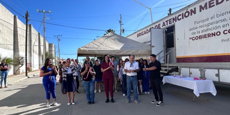 Brigadas médicas continuarán en la colonia Las Veredas hasta el 16 de marzo