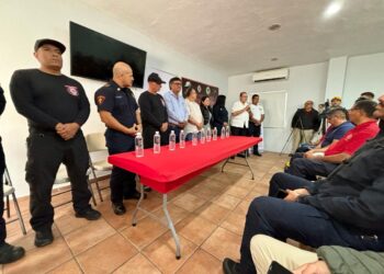 Heroico Cuerpo de Bomberos de Cabo San Lucas, realizaron la inauguración formal del curso de capacitación