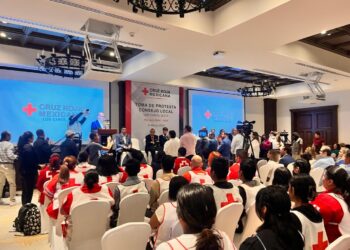 La Cruz Roja Mexicana realizó la ceremonia de la toma de protesta del nuevo Consejo Local del periodo 2024-2024