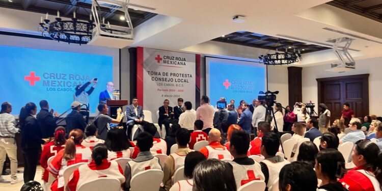 La Cruz Roja Mexicana realizó la ceremonia de la toma de protesta del nuevo Consejo Local del periodo 2024-2024