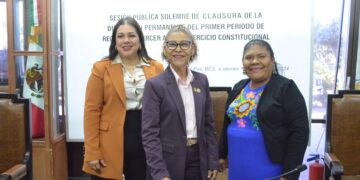 “Realizamos un ejercicio de representación legal y temporal del Poder Legislativo al que nos obliga la ley; un ejercicio democrático”, Dip. Mapy Moreno