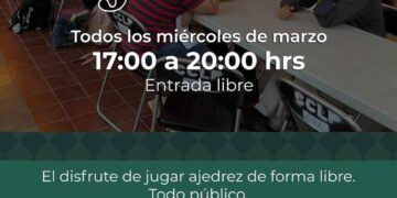 INVITA ISC A LAS ACTIVIDADES DE AJEDREZ, EN EL CENTRO CULTURAL LA PAZ