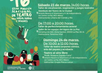 REALIZAN 16° MARATÓN NACIONAL DE TEATRO PARA NIÑAS, NIÑOS Y JÓVENES