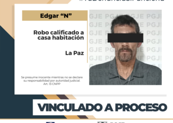  QUEDA EN PRISIÓN PREVENTIVA POR ROBO DE EQUIPO DE CÓMPUTO EN LA PAZ 