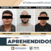 APREHENDE PGJE A TRES PERSONAS POR DIVERSOS DELITOS