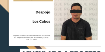 POR EL DELITO DE DESPOJO EN LOS CABOS IMPUTADO QUEDA VINCULADO A PROCESO 