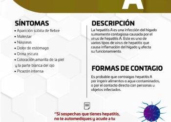 La Dirección Municipal de Salud de Los Cabos hace un llamado a la ciudadanía a tomar medidas preventivas para evitar el virus de la hepatitis