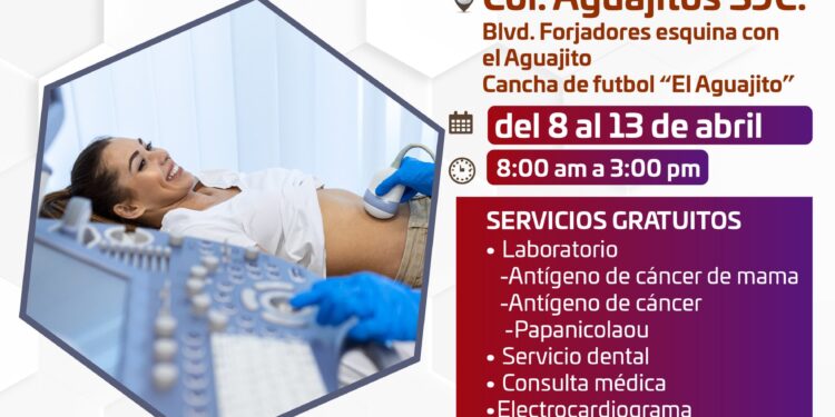 La Dirección Municipal de Salud informa que a partir de este 08 y hasta el 13 de abril las unidades de las Brigadas Médicas estarán ubicadas en la colonia Aguajitos