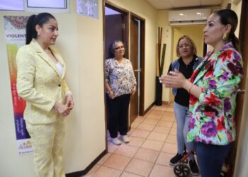 La nueva titular de la Presidencia Honoraria en funciones por Ministerio de Ley, visitó este miércoles 24 de abril las instalaciones de DIF en San José del Cabo.