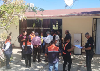 Recorridos por los planteles educativos que fungirán como refugios temporales
