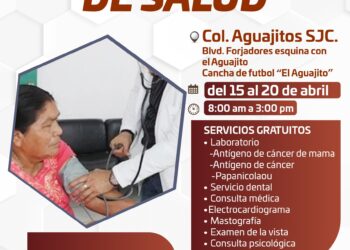 Las Brigadas Médicas continuarán ofreciendo los servicios en la cancha de futbol de la colonia Aguajitos en San José del Cabo del 15 al 20 de abril