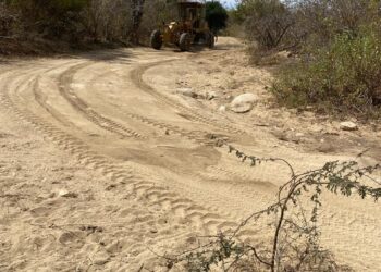 Se están llevando a cabo trabajos de mantenimiento y mejora en los caminos que conectan las rancherías