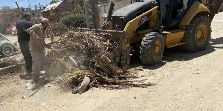 Continúa con las acciones de limpieza en las diversas calles del municipio