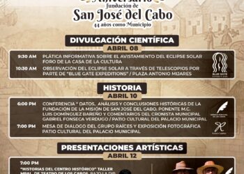 Semana de celebración del 294° aniversario de la fundación de San José del Cabo y 44 años como municipio