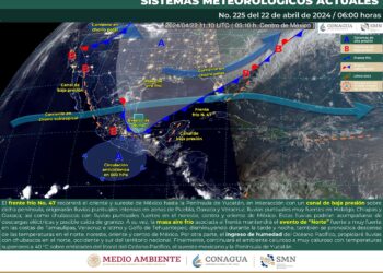 Cambio de temperatura de frío a calor que se experimenta en la región