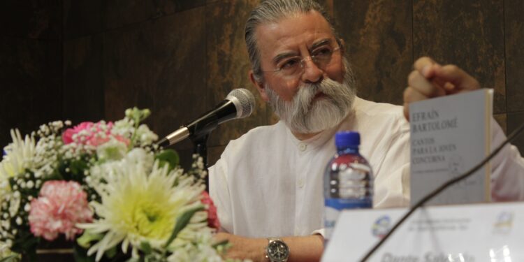 El Poeta Efraín Bartolomé participará en dos eventos literarios en la UABCS