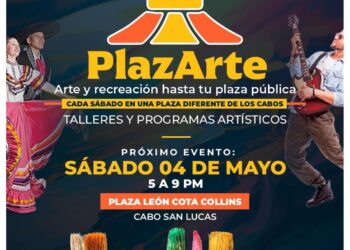 El Gobierno Municipal a través del Instituto de la Cultura y las Artes de Los Cabos (ICA), te invita a la primera edición del 2024 del programa “PlazArte” -arte
