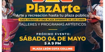 El Gobierno Municipal a través del Instituto de la Cultura y las Artes de Los Cabos (ICA), te invita a la primera edición del 2024 del programa “PlazArte” -arte