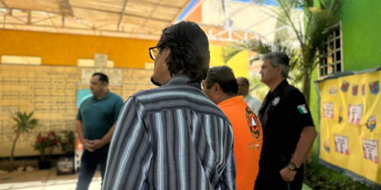 Seguridad Pública entre otras, llevaron a cabo un recorrido de supervisión, revisión y evaluación de los albergues que serán utilizados en la Delegación de Cabo San Lucas