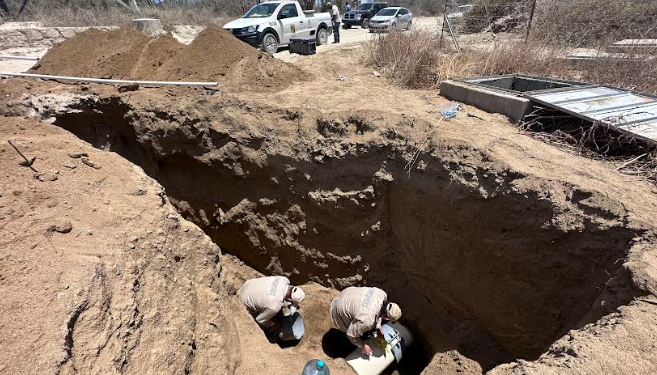 El Organismo Operador Municipal del Sistema de Agua Potable, Alcantarillado y Saneamiento de Los Cabos, instaló un troncal de medición de 2 nuevas líneas que dotarán de agua potable a 2 desarrollos por la zona de El Tezal.