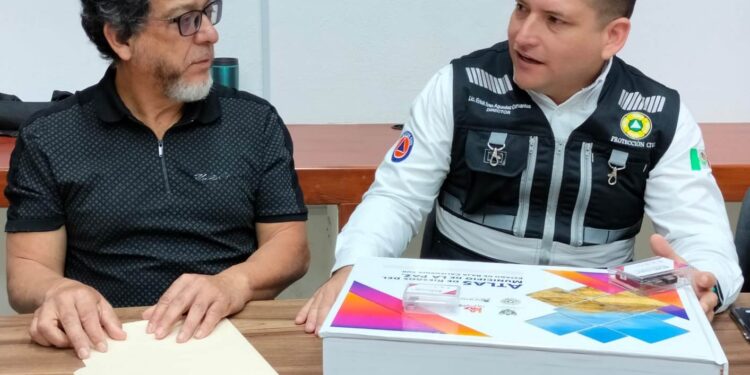 Entrega Protección Civil el Atlas de Riesgo para el municipio de La Paz