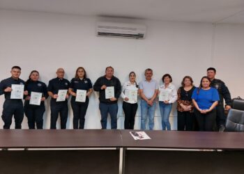 PERSONAL DE SEGURIDAD PÚBLICA RECIBE CURSOS DE CAPACITACIÓN 