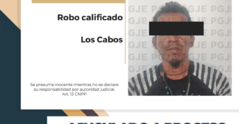 POR DELITO DE ROBO A NEGOCIACIÓN ERICK N QUEDA VINCULADO A PROCESO EN CABO SAN LUCAS
