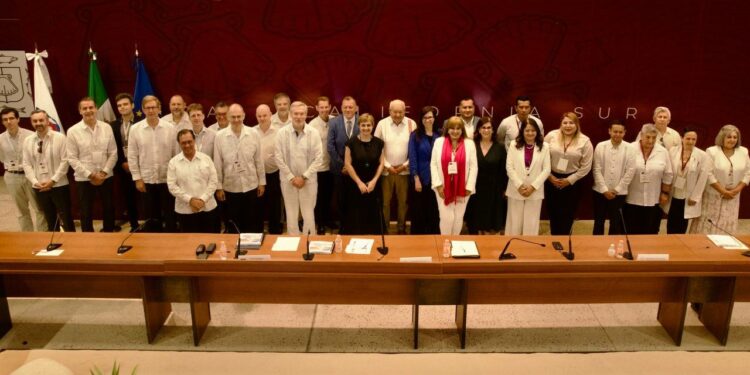 RECIBE GOBERNADOR DE BCS A EMBAJADORES DE LA UNIÓN EUROPEA