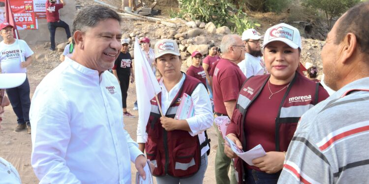 Llegará la cuarta transformación a Mulegé: Homero Davis