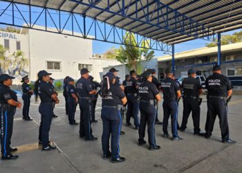 Policía Preventiva y Tránsito Municipal, reitera su compromiso con el orden, la protección civil y la seguridad durante las jornadas electorales que se llevarán a cabo este domingo 02 de junio en el municipio.