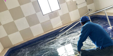 Obras para el funcionamiento de la alberca para rehabilitación en San José del Cabo