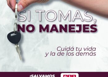 Campaña de concientización sobre los peligros de ingerir alcohol y conducir un vehículo motorizado