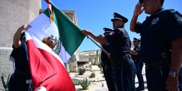 Ceremonia Cívica para conmemorar el 162° aniversario de la  Batalla de Puebla y el 119° aniversario del Faro Viejo de Cabo Falso en la Delegación de Cabo San Lucas. 
