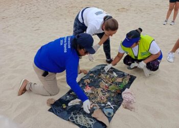 Jornada de limpieza en la playa 8 Cascadas