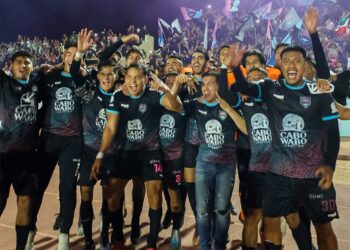 Los Cabos United, integrantes  se coronaron campeones de la Serie A del Grupo 1 de la Liga Premier