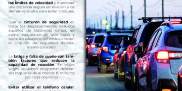 llamado a la ciudadanía a conducir de manera responsable