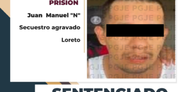 OBTIENE PGJE 70 AÑOS DE PRISIÓN PARA JUAN MANUEL “N” CULPABLE DE SECUESTRO