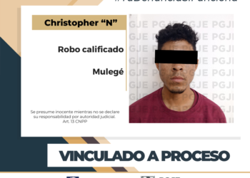 OBTIENE PGJE VINCULACIÓN A PROCESO POR ROBO CALIFICADO EN MULEGÉ 