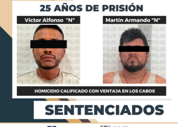 OBTIENE PGJE 25 AÑOS DE PRISIÓN PARA CULPABLES DE HOMICIDIO CALIFICADO CON VENTAJA 