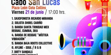 Ofrecerá el evento anual denominado “Fiesta de la Música”,que este año se extiende a la delegación de Cabo San Lucas